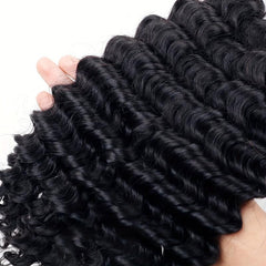 Brazilian Virgin Human Hair Bulk For Micro Braids Wet And Wavy