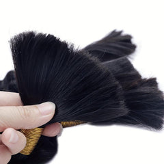 Brazilian Virgin Human Hair Bulk For Micro Braids Wet And Wavy