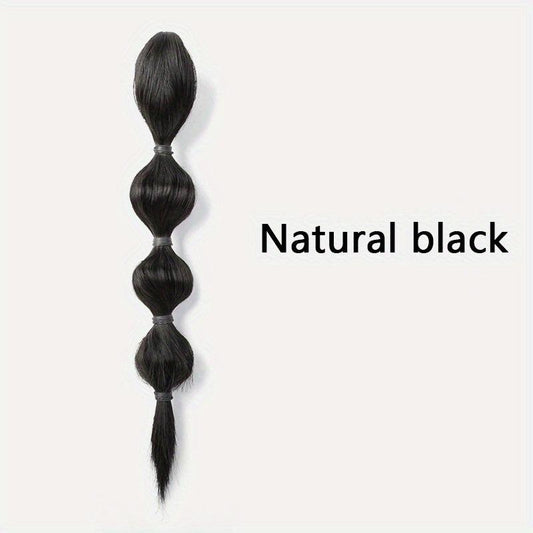 45cm Long Bubble Ponytail Synthetic Hair Extensions