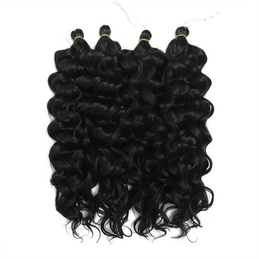 Ocean Wave Crochet Hair Extensions 50 8 Cm 4 Packs