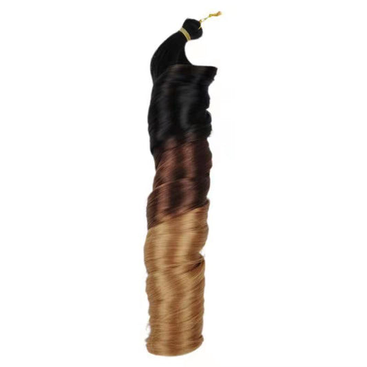 Ombre Loose Wave Crochet Braids Hair Synthetic Crochet Hair Extensions