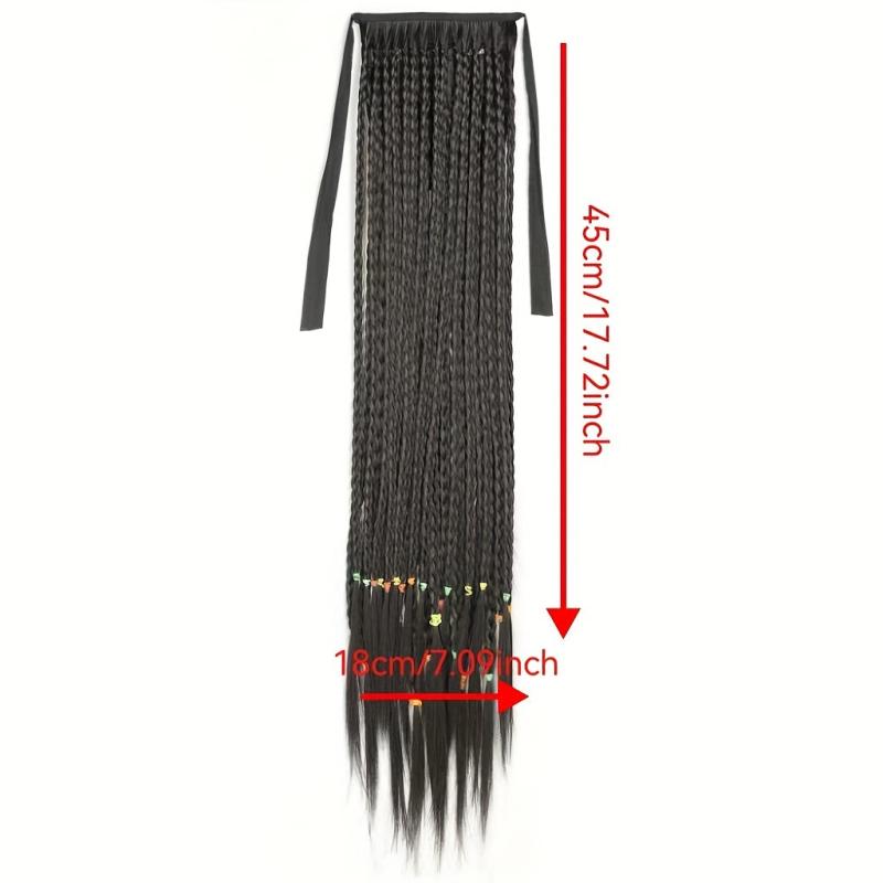 Boho Ponytail Wig Braids French Twist Braid Ponytail