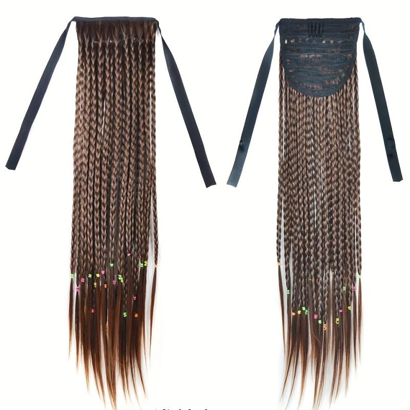 Boho Ponytail Wig Braids French Twist Braid Ponytail