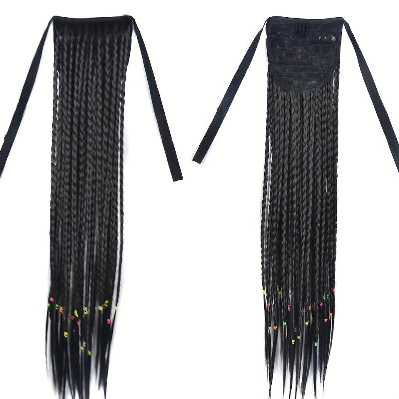Boho Ponytail Wig Braids French Twist Braid Ponytail