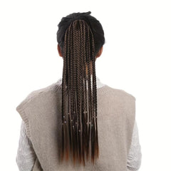 Boho Ponytail Wig Braids French Twist Braid Ponytail
