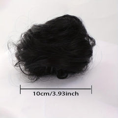 Cosplay Claw Ponytail Messy Bun Donut Curly Hair Clip High Temperature Fiber