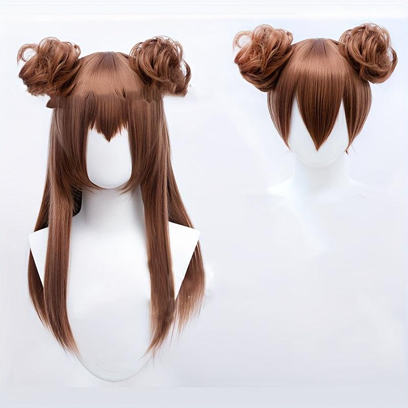 Cosplay Claw Ponytail Messy Bun Donut Curly Hair Clip High Temperature Fiber