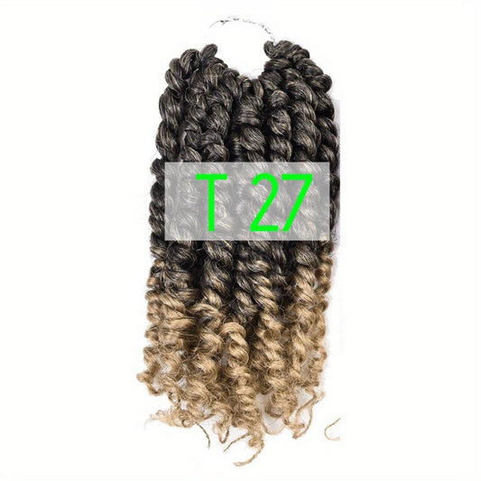 Passion Twist Crochet Hair 20-32cm Pre Twisted Short Extensions