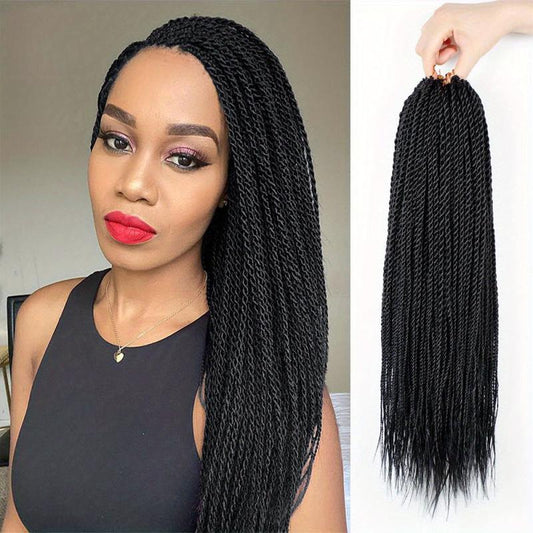 Senegalese Twist Crochet Hair Extensions Pre Looped Braids Hair for Women