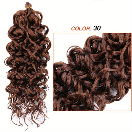 50 8 Cm Afro Curl Ombre Blonde Crochet Hair Extensions
