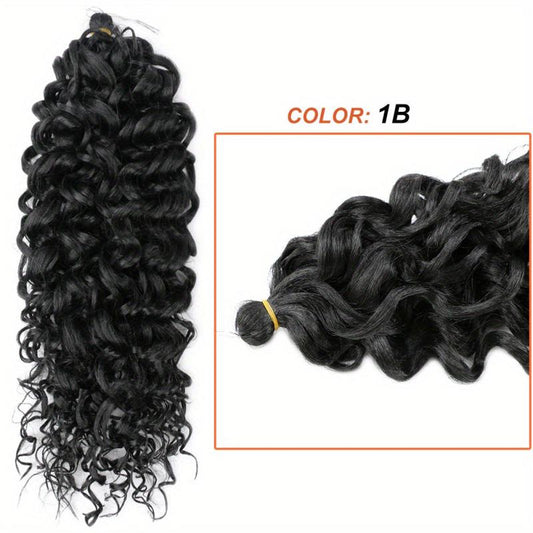 50 8 Cm Afro Curl Ombre Blonde Crochet Hair Extensions