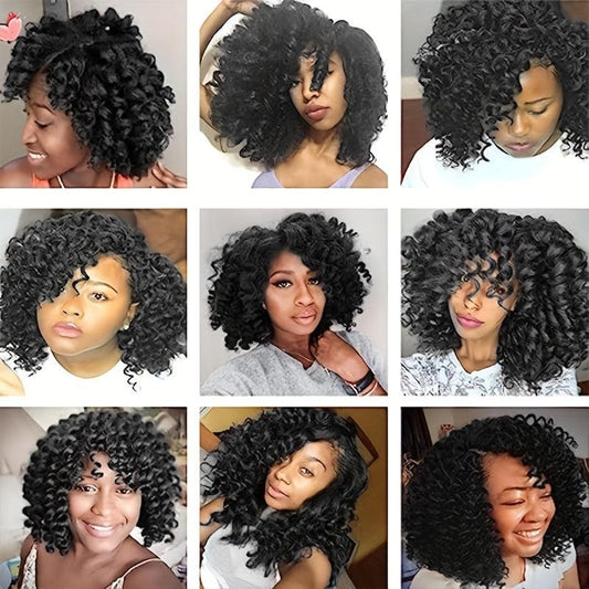 Ringlet Wand Curl Crochet Braids Synthetic Hair 16 Roots Pack