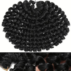 Ringlet Wand Curl Crochet Braids Synthetic Hair 16 Roots Pack