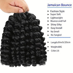 Ringlet Wand Curl Crochet Braids Synthetic Hair 16 Roots Pack