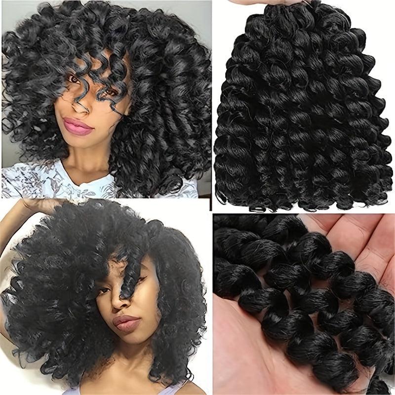 Ringlet Wand Curl Crochet Braids Synthetic Hair 16 Roots Pack