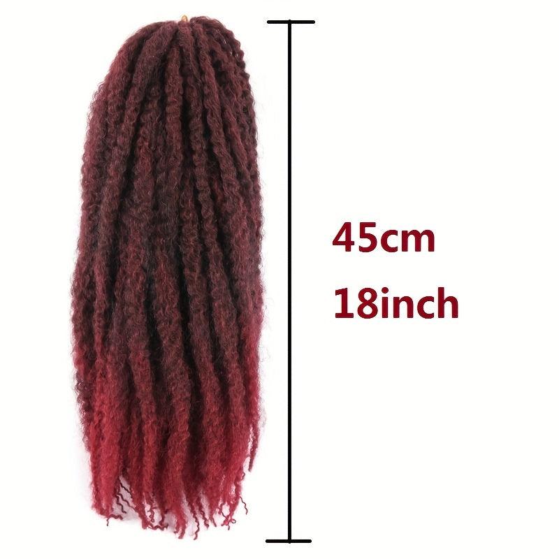 Synthetic African Blow Curl 45 Crochet Bend Braid Hair Extensions