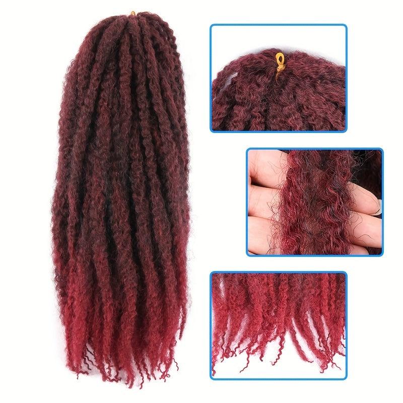 Synthetic African Blow Curl 45 Crochet Bend Braid Hair Extensions