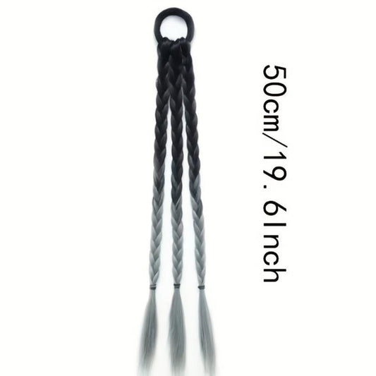 Brown Ombre Ponytail Extensions Synthetic Hair