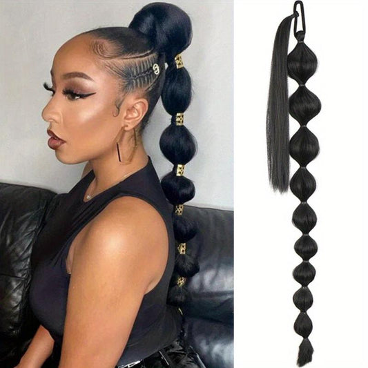 Long 73 Synthetic Paopao Ponytails Wrap Around Ponytail Cosplay Hair Accessories