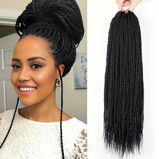 Senegalese Twist Crochet Braiding Hair Extensions Straight End