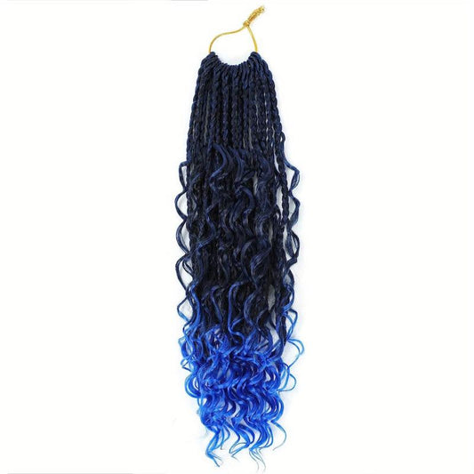 35 56 Cm Bohemian Box Braids Crochet Hair Extensions