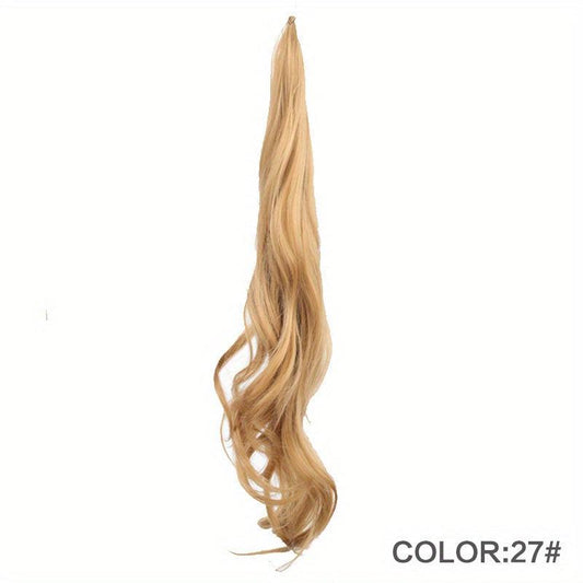 Blonde Curly Ponytail Hair Extensions for Women