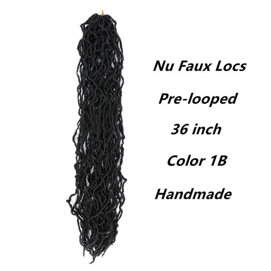 Long Soft Faux Locs Crochet Hair for Women 36 Inches