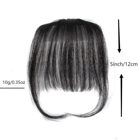Natural Look Air Bangs Wig Piece for Daily Wear