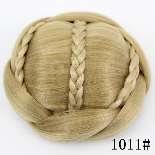 Braided Hair Bun Clip In Hair Bun Donut Hair Rollers