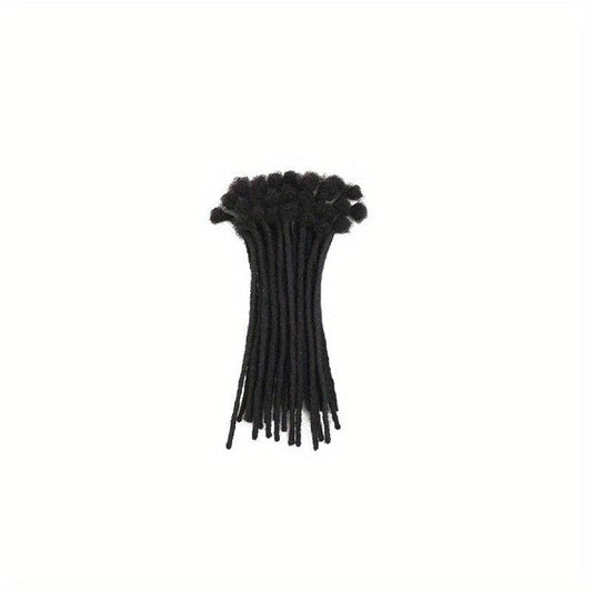 Dreadlock Braids Human Hair Crochet Hair Extensions 10 Strands Pack