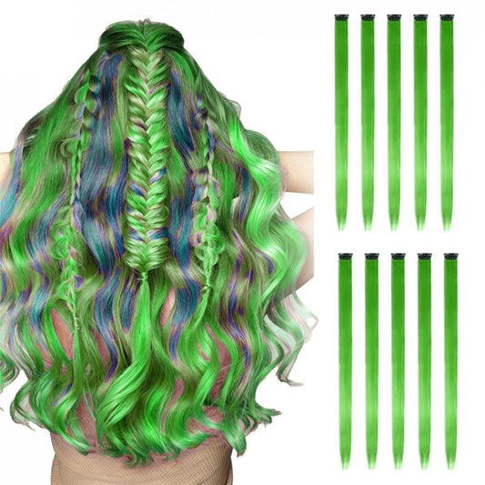 Straight Clip In Hair Extensions for Parties Halloween and Cosplay