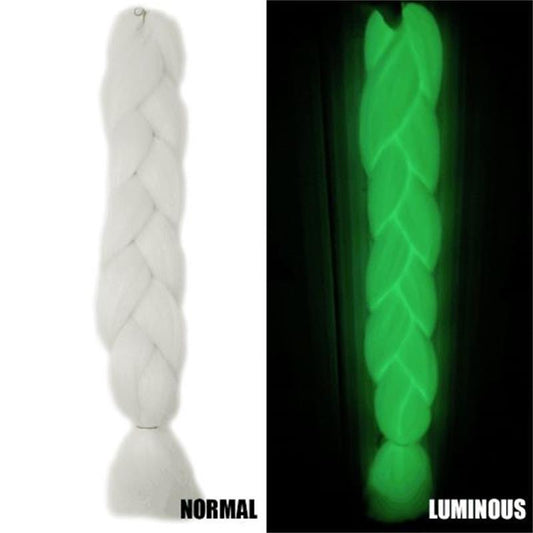 Luminous Three Strand Braid Hair Pieces Synthetic Crochet Hair Extensions 60