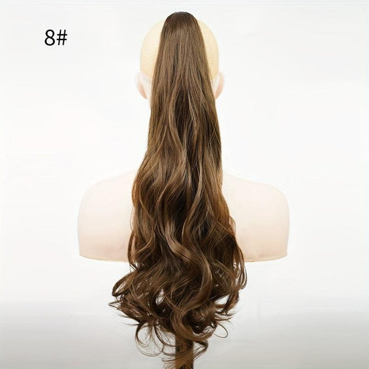 60 96 Cm Synthetic Hair Ponytail Extension Curly Wavy Claw Clip Ponytail Tails