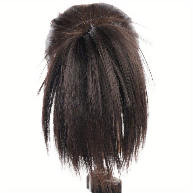 Synthetic Hair Bun Extensions Messy Straight Hair Band Elastic Chignon Scrunchy