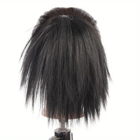 Synthetic Hair Bun Extensions Messy Straight Hair Band Elastic Chignon Scrunchy