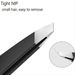 3pcs Stainless Steel Eyebrow Tweezers Set for Hair Removal