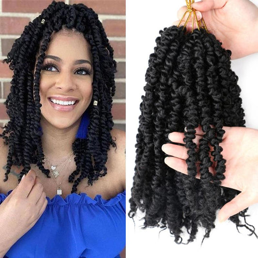 Ombre Long Bob Passion Twist Crochet Hair 3-Pack