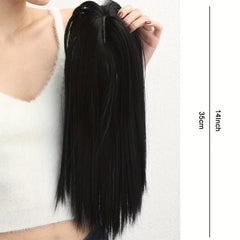 Women's Topper With Hair Bangs Clip On Topper With Bangs Ladies Hair Piece