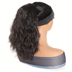 Water Wave Drawstring Ponytail Extension 35-56cm