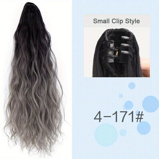 Ombre Water Wave Ponytail Extensions 45-72cm Long