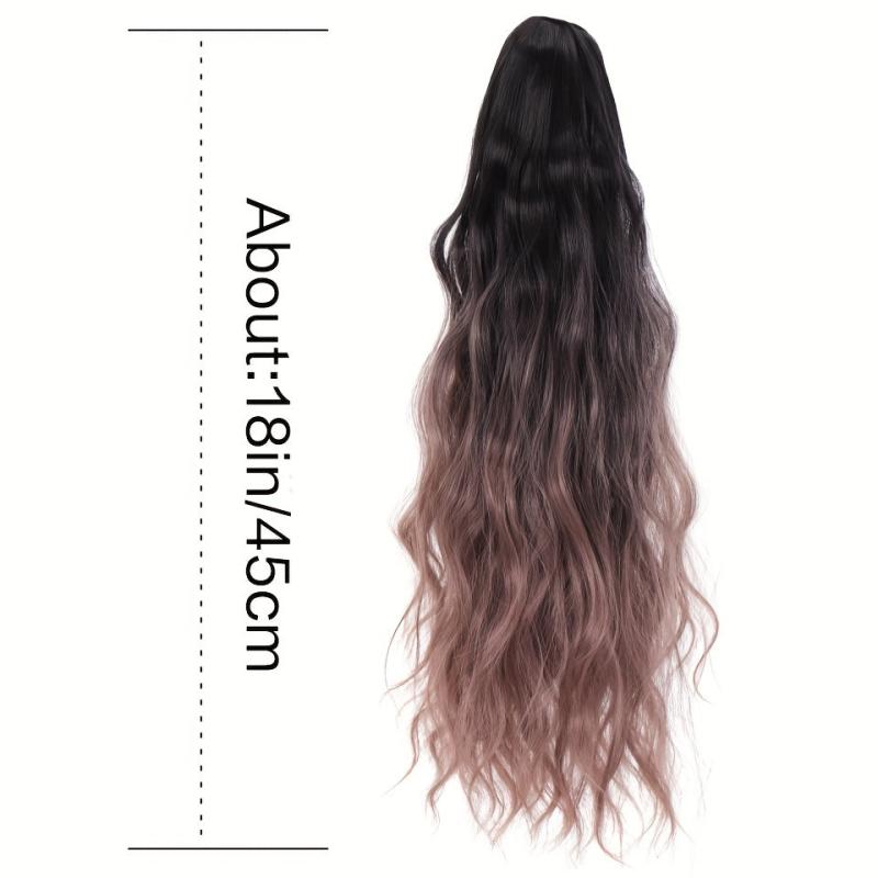 Ombre Water Wave Ponytail Extensions 45-72cm Long