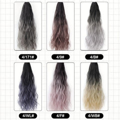 Ombre Water Wave Ponytail Extensions 45-72cm Long