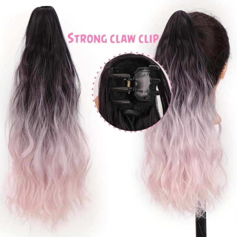 Ombre Water Wave Ponytail Extensions 45-72cm Long