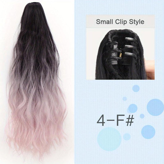 Ombre Water Wave Ponytail Extensions 45-72cm Long