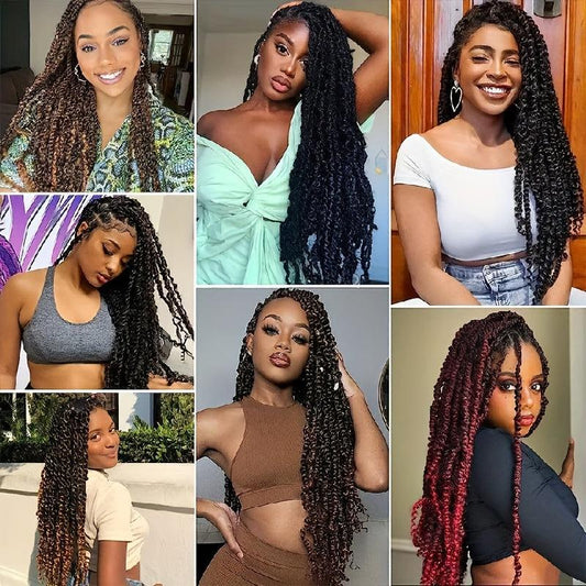 Passion Twist Hair Extensions Water Wave Crochet Braids