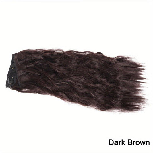Invisible Curly Hair Extensions with Transparent Headband