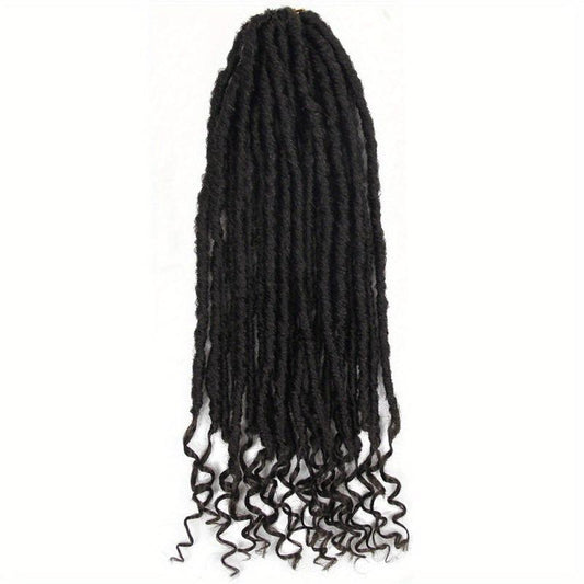 Ombre Goddess Crochet Box Braids 45-72  cm Synthetic Braiding Hair Extensions