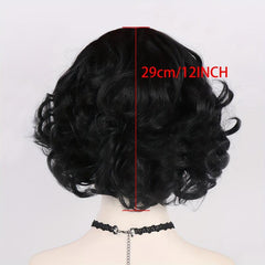Short Curly Princess Anime Cosplay Wig + Wig Cap