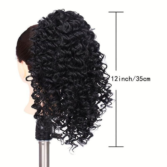 Deep Curl Drawstring Ponytail Extension