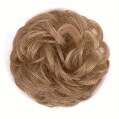 Messy Donut Hair Buns Updo Chignon with Elastic Hair Rope